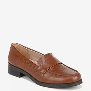 Brown Leather Penny Loafers